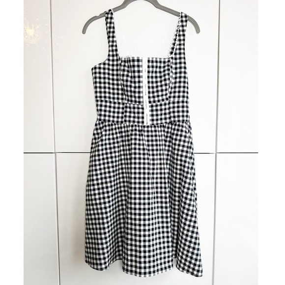 Avec Les Filles Gingham Dress Size 10 Black White Retro Vintage Inspired NWT - Picture 2 of 8